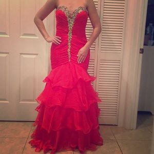 Beautiful pink gown brand new never worn